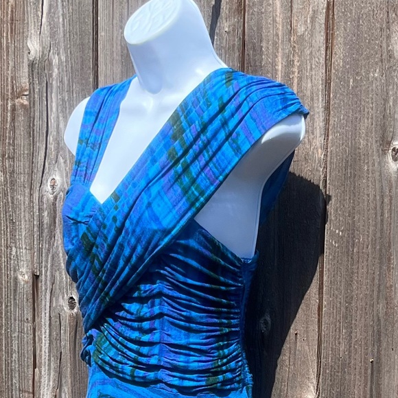 Plenty by Trace Reese blue dress size large - Picture 4 of 17